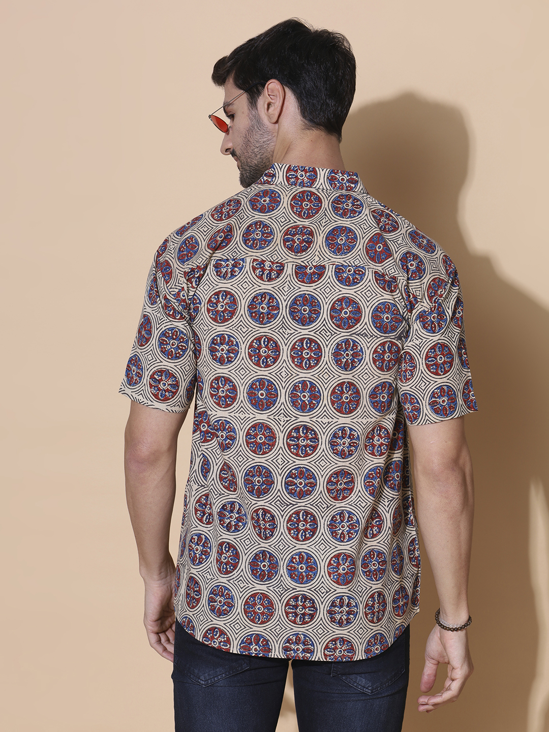 MOSHI Ajrakh Print Cotton Shirt - Image 4
