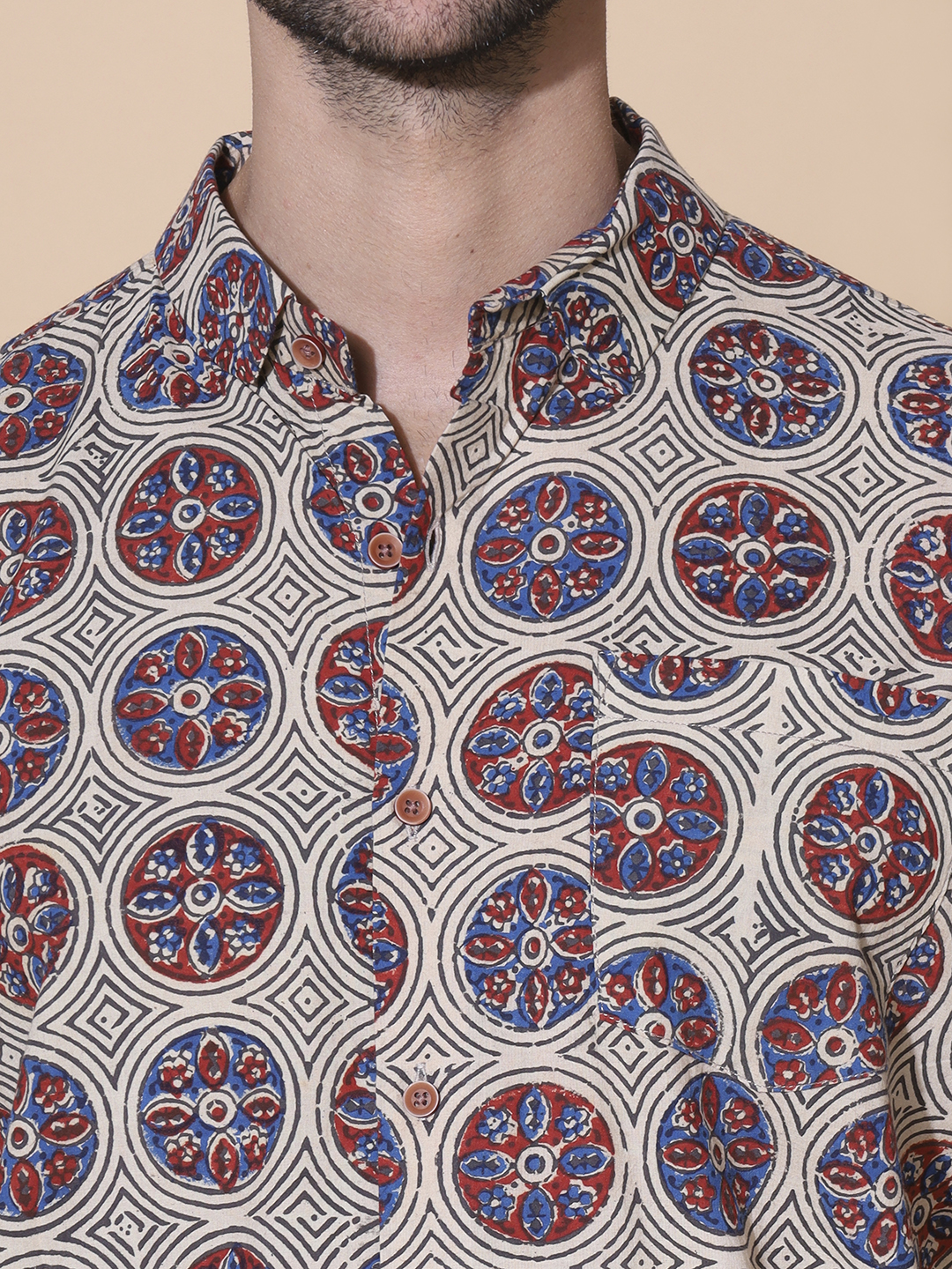 MOSHI Ajrakh Print Cotton Shirt - Image 6