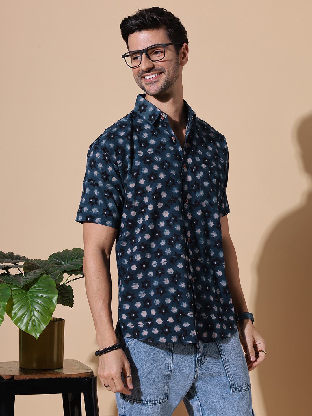 MOSHI Ajrakh Print Cotton Shirt - Image 3