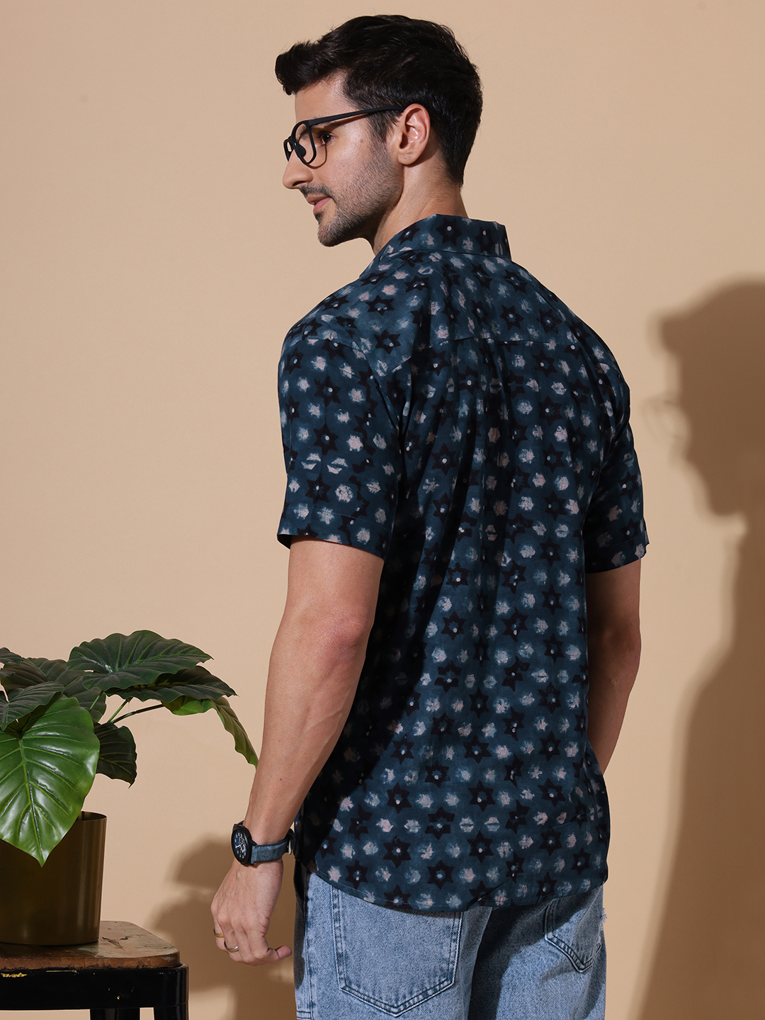 MOSHI Ajrakh Print Cotton Shirt - Image 4