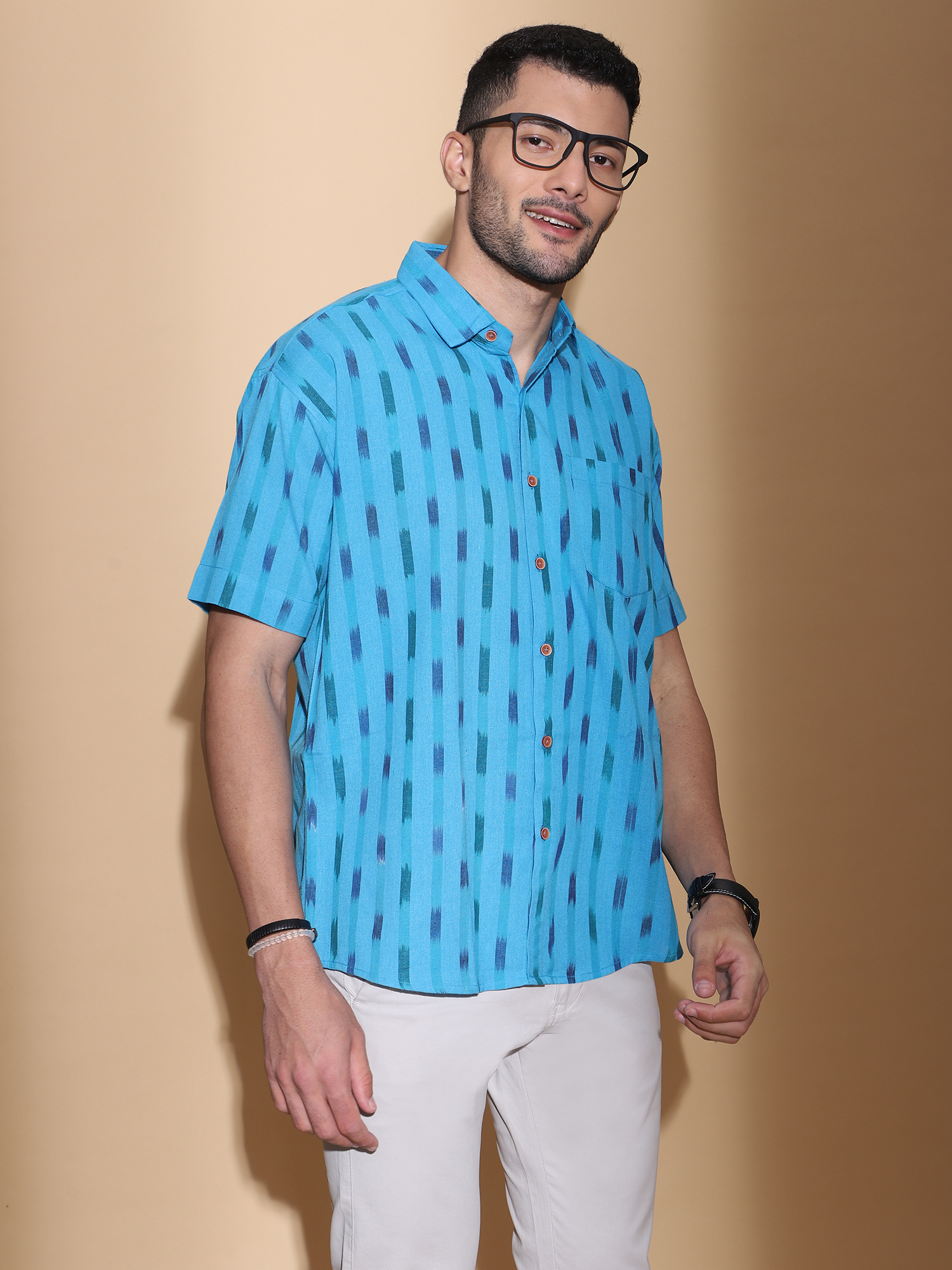 MOSHI Ikat Cotton Shirt - Image 2