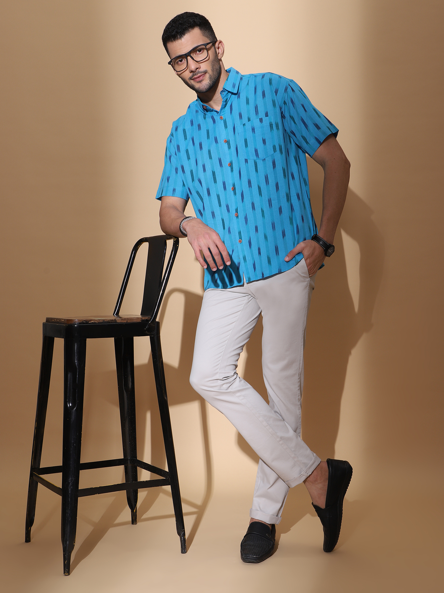 MOSHI Ikat Cotton Shirt - Image 5