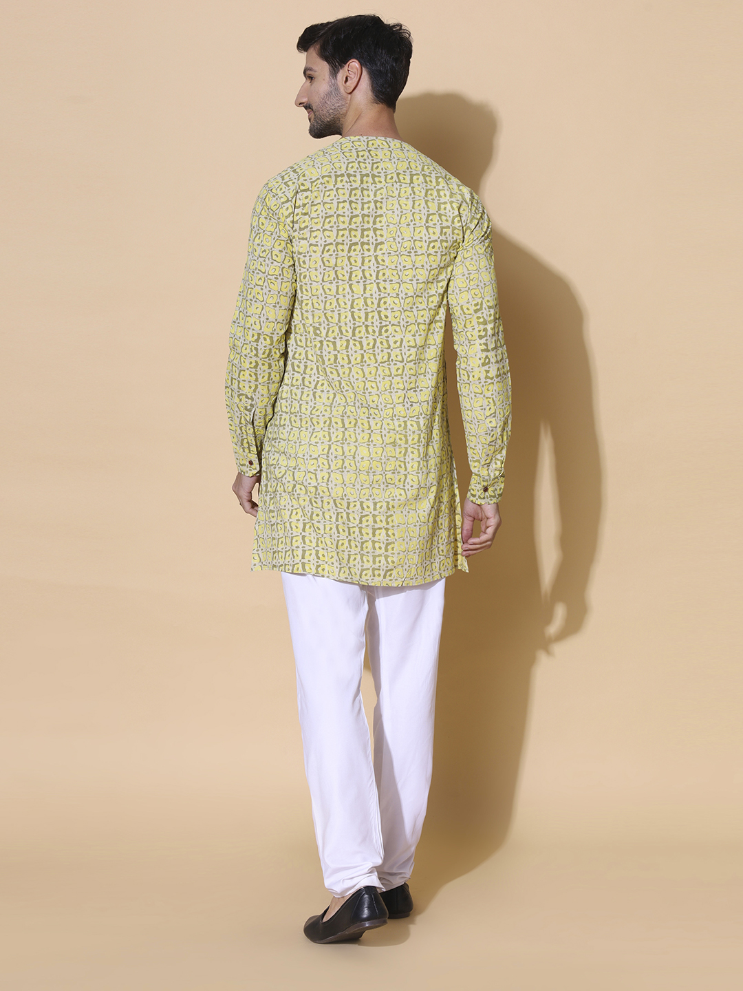 MOSHI Dabu Print Cotton Medium Kurta - Image 4