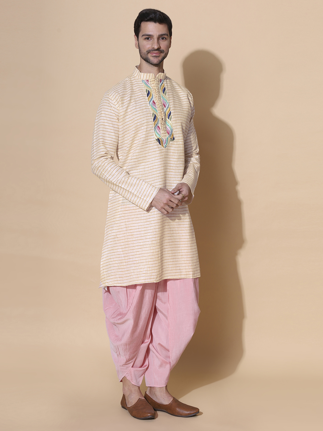 MOSHI Authentic Khadi Cotton Silk Kurta - Image 3