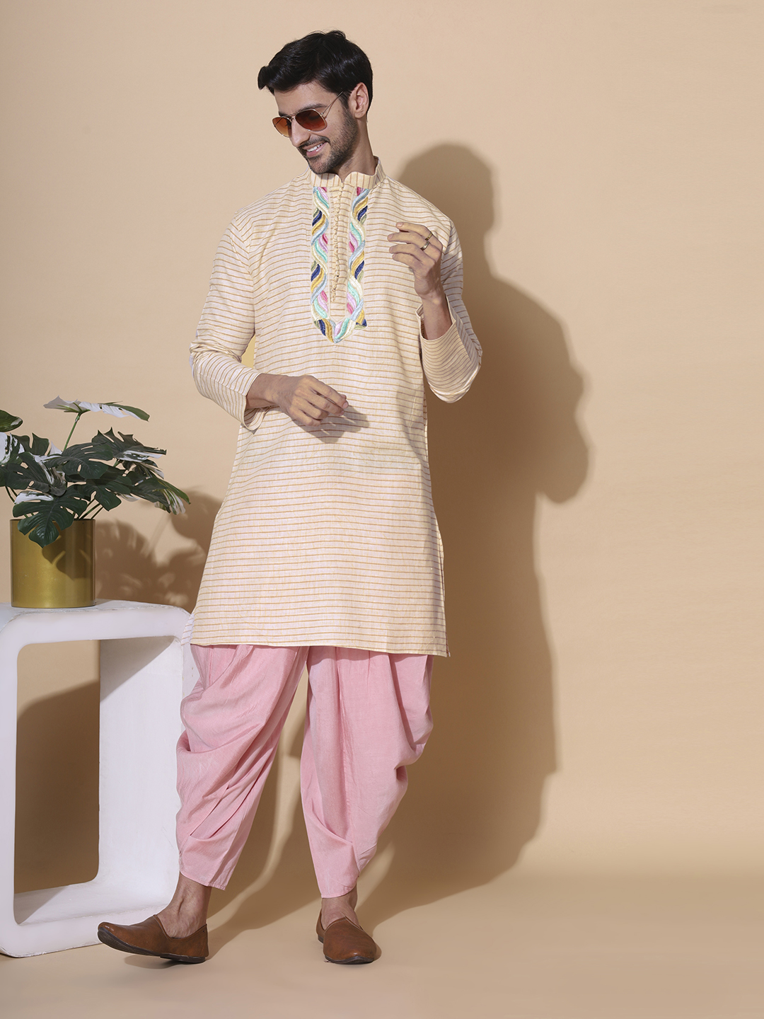 MOSHI Authentic Khadi Cotton Silk Kurta - Image 5