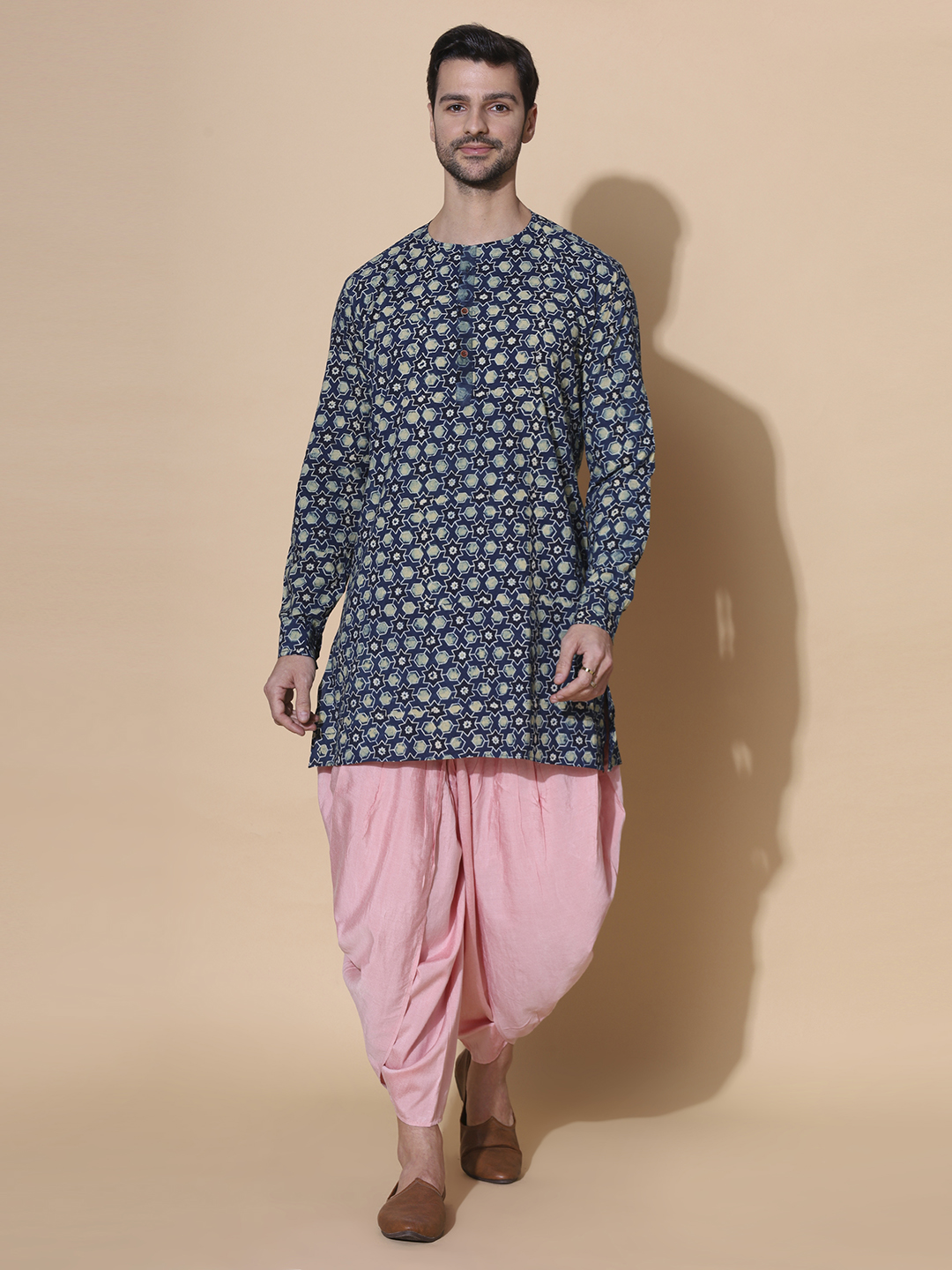 MOSHI Ajrakh Print Cotton Medium Kurta