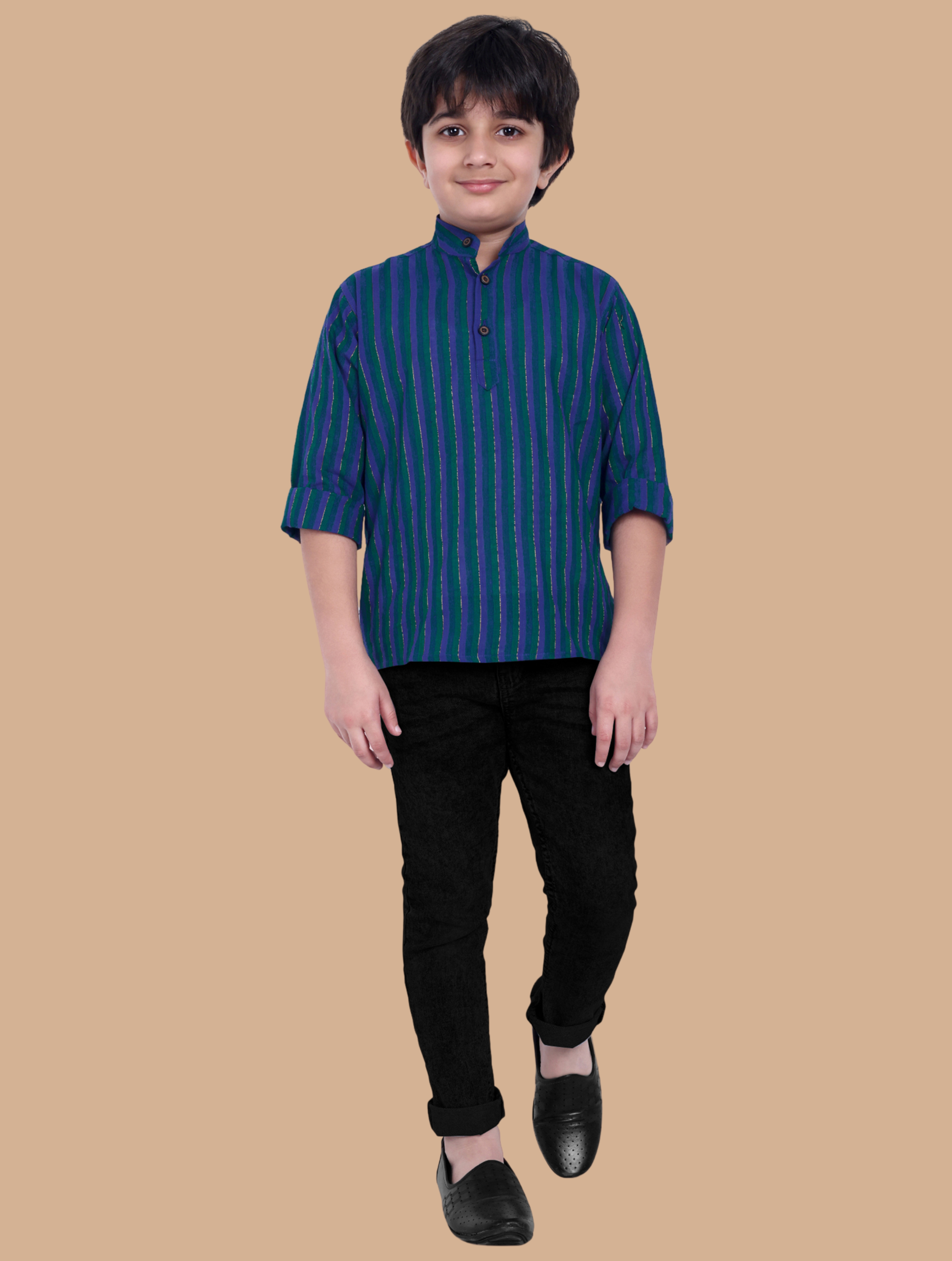 Moshi Boys Handloom Cotton Kurta - Image 5