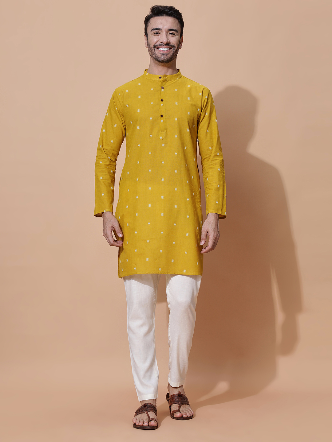 MOSHI Handloom Cotton Long Kurta