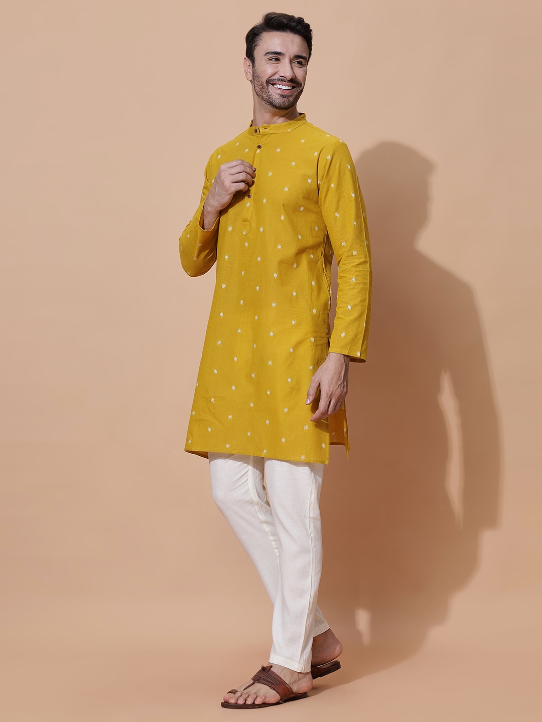 MOSHI Handloom Cotton Long Kurta - Image 2