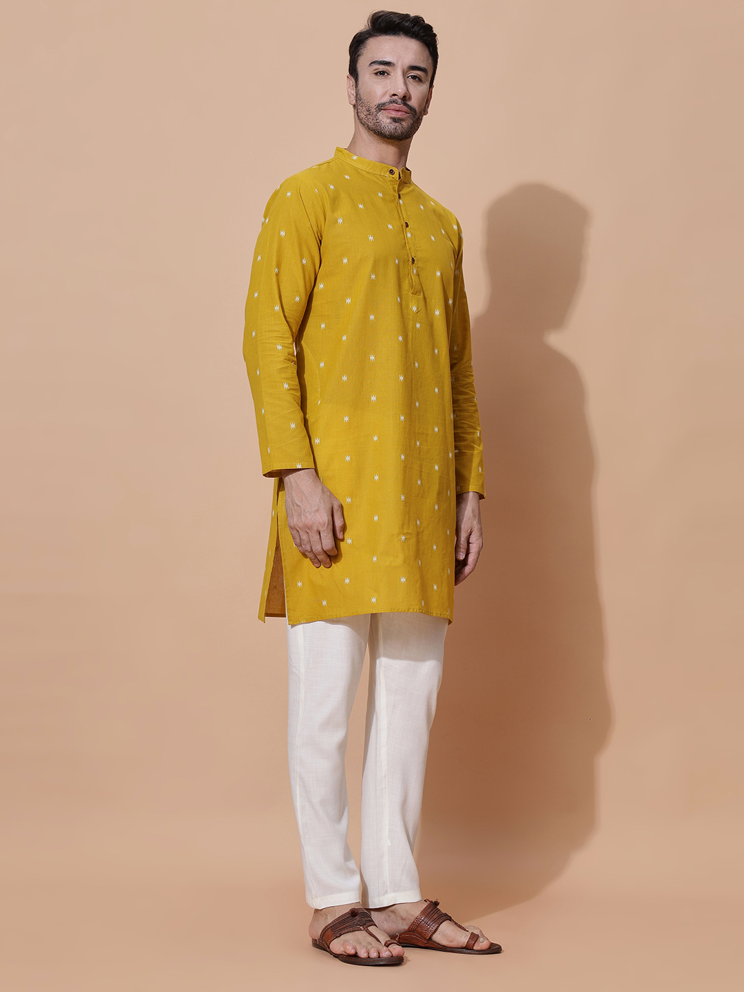 MOSHI Handloom Cotton Long Kurta - Image 3