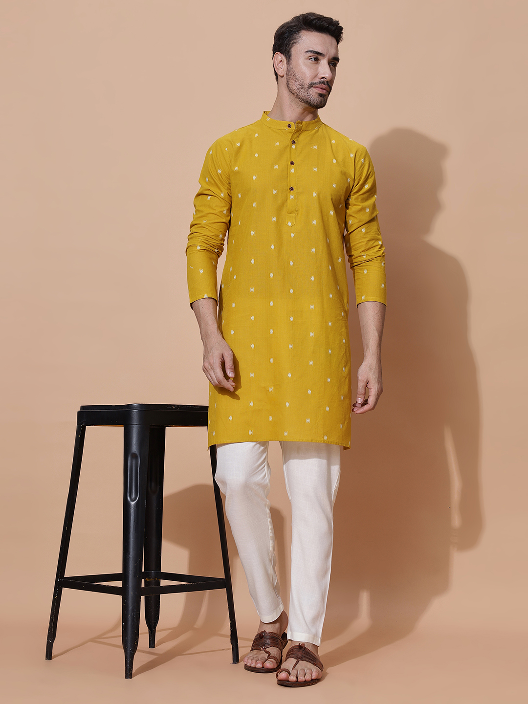 MOSHI Handloom Cotton Long Kurta - Image 5