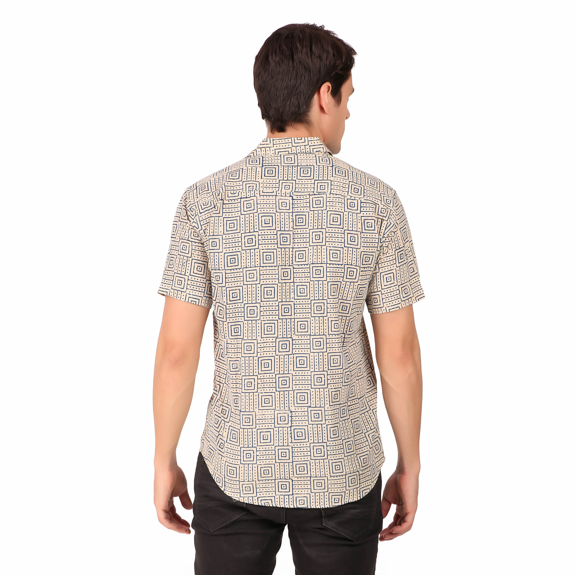 MOSHI Handblock Print Cotton Shirt - Image 4