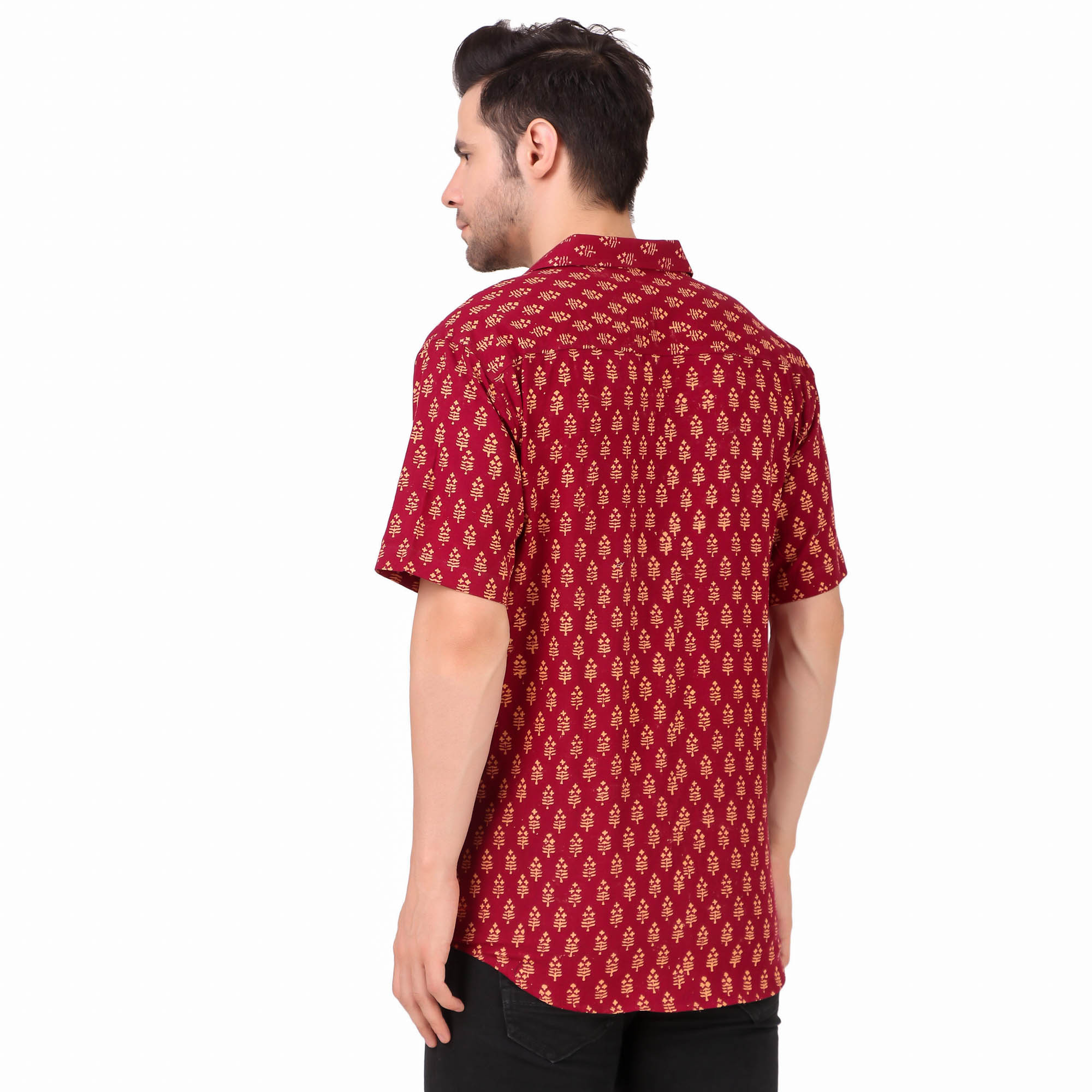 MOSHI Handblock Print Cotton Shirt - Image 4