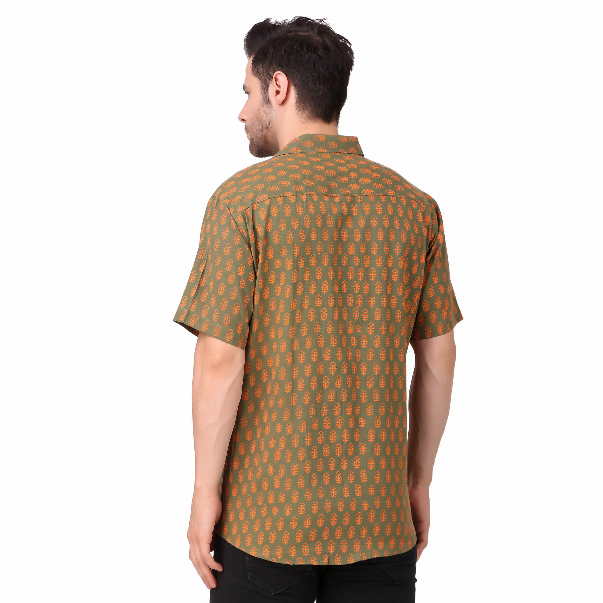 MOSHI Handblock Print Cotton Shirt - Image 4