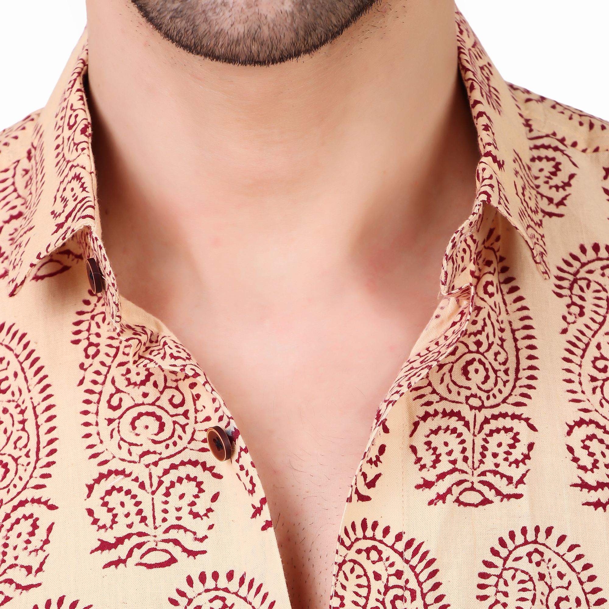 MOSHI Handblock Print Cotton Shirt - Image 6