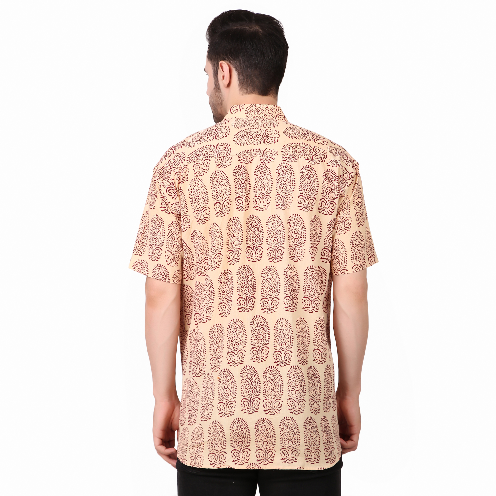 MOSHI Handblock Print Cotton Shirt - Image 4