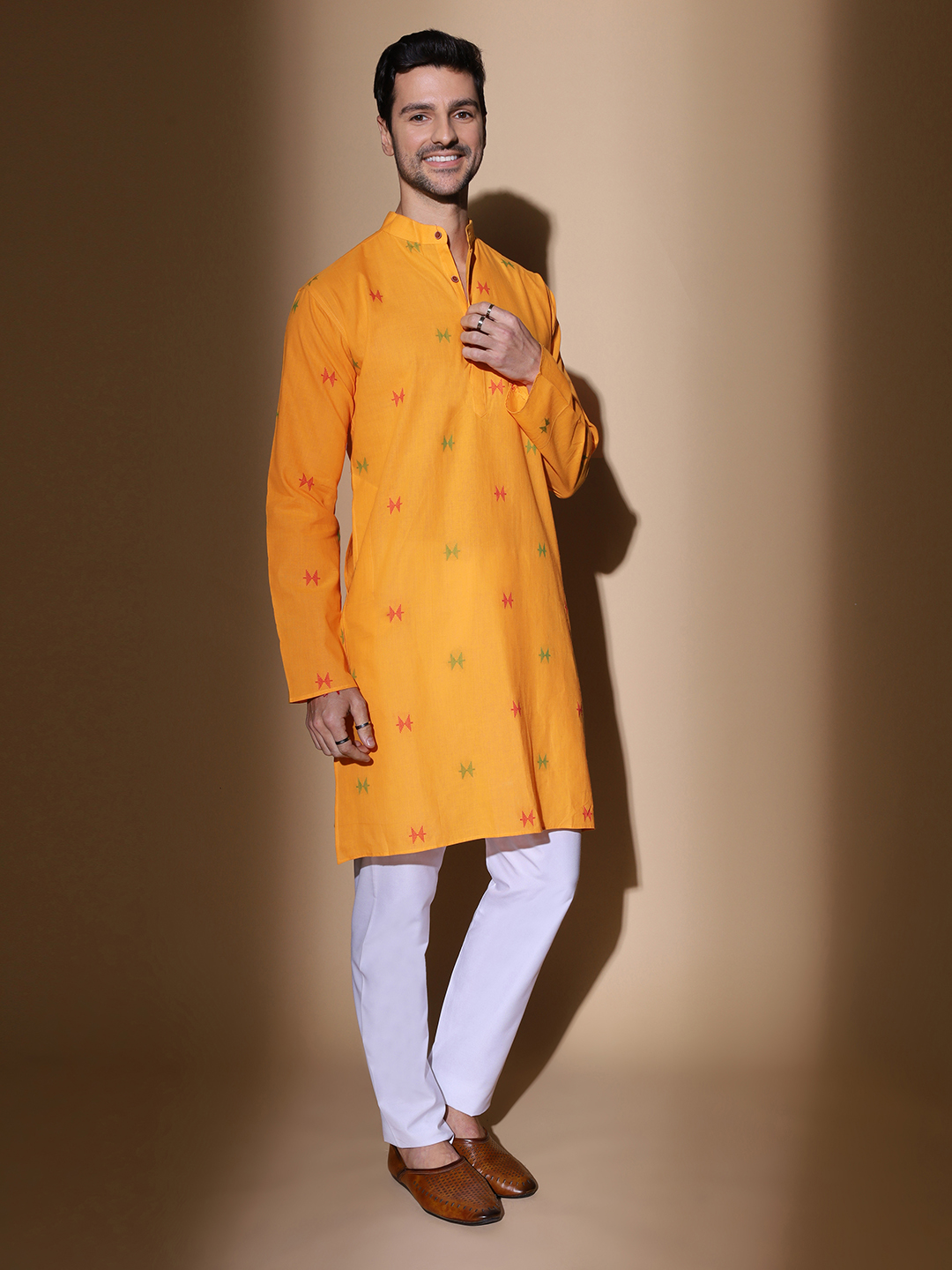 MOSHI Handloom Cotton Long Kurta - Image 3