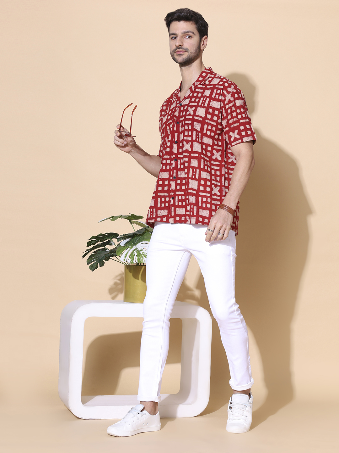 MOSHI Dabu Print Cotton Shirt - Image 5