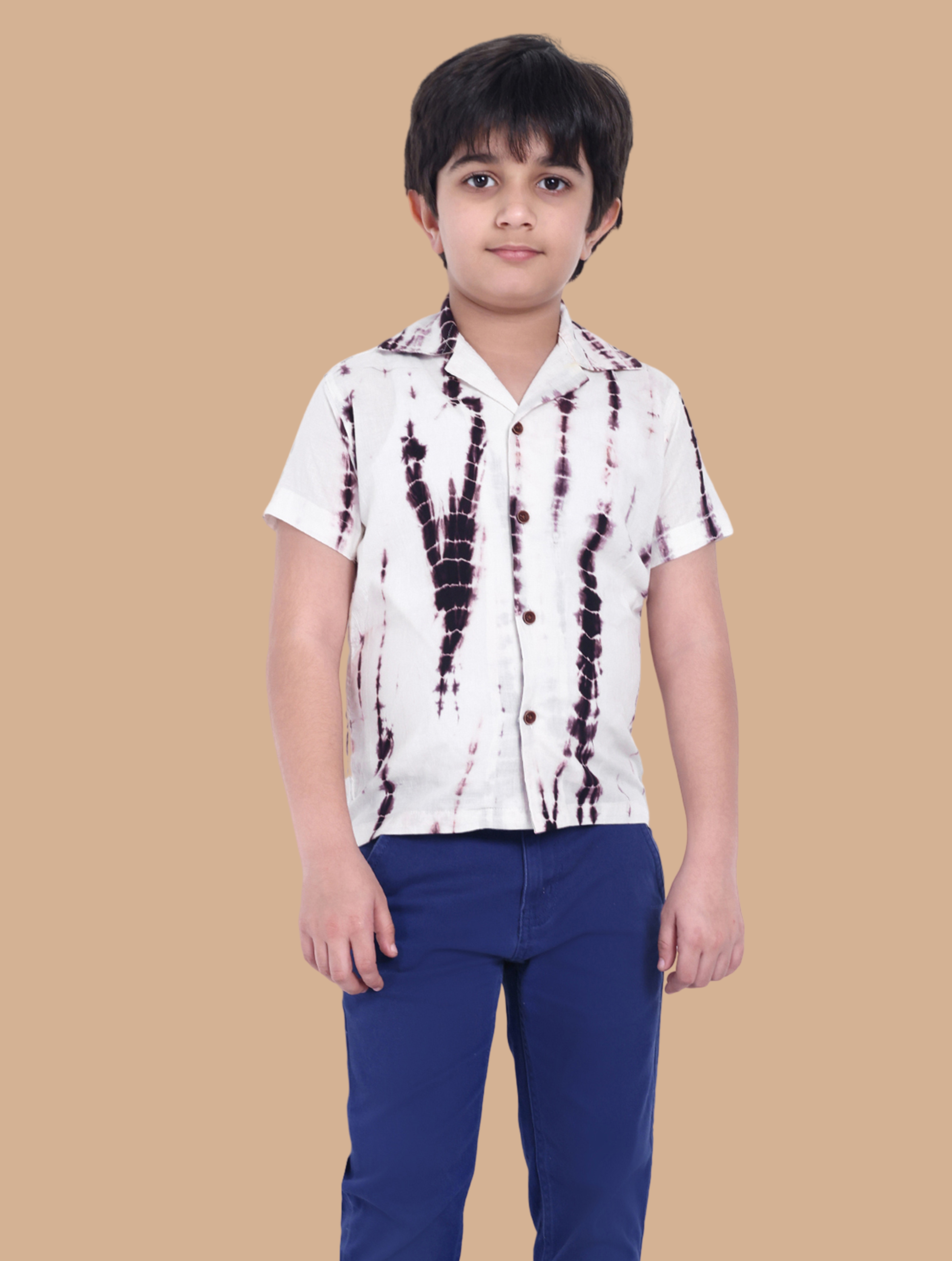 Moshi Boys Shibori Cotton Shirts - Image 3